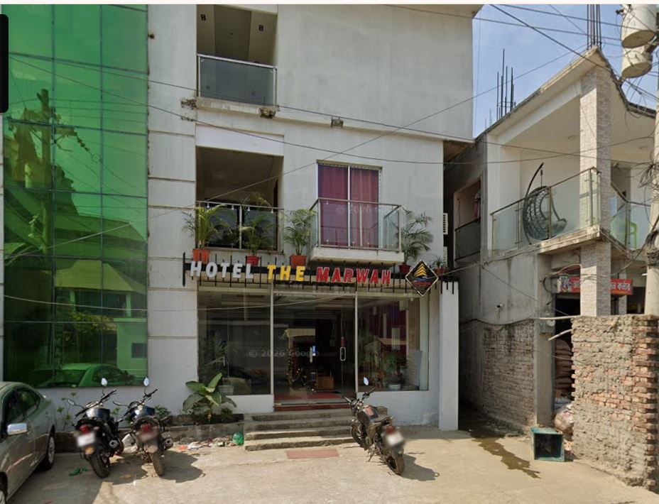 Hotel The Marwah entrance