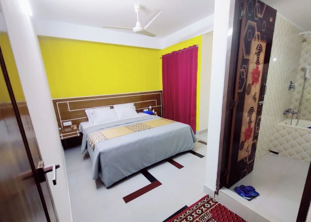 Room with bathroom